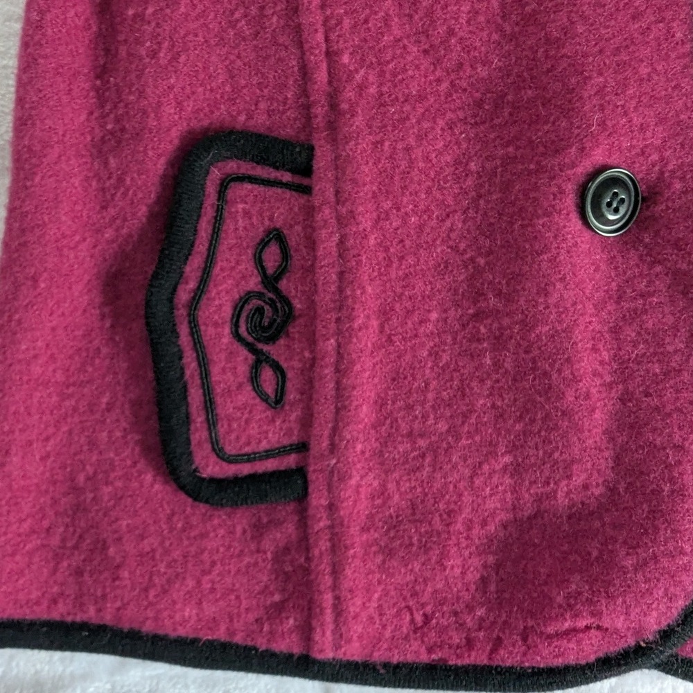 Pendleton Pink Wool Embroidered Blazer Jacket Wom… - image 4